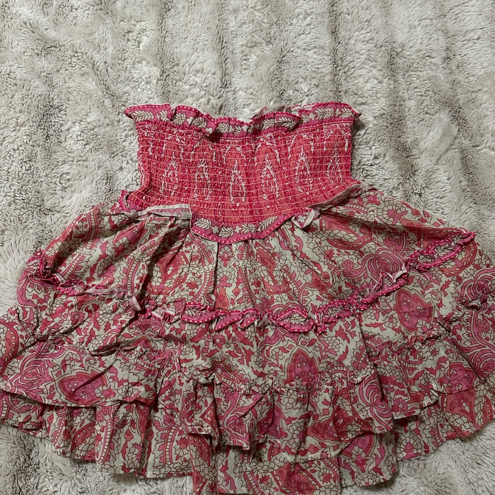 Jennifer & Grace Pink Stretchy Flare Skirt Size M